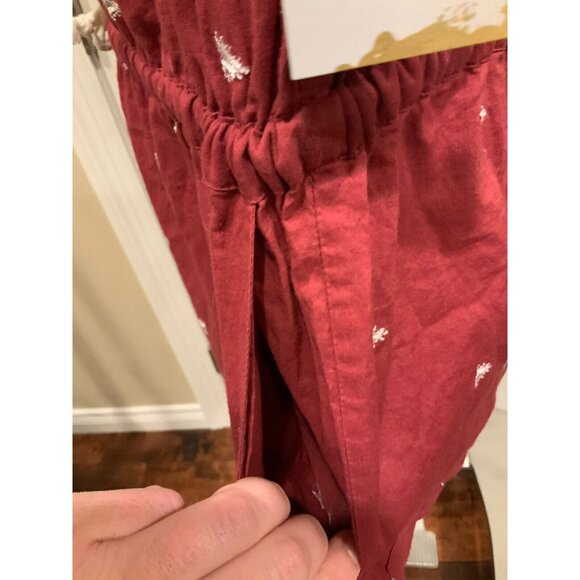 Intimately Free People Red & White Santorini Off-Shoulder Romper W/Tie, Size S - Picture 7 of 10